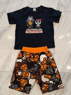 Bape pirate kids set size:120cm